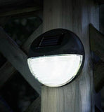 Living Accents  Black  Deck Solar Lights Powered  LED  Utility Light 4 Pack