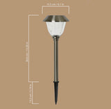 Member's Mark 8 Piece LED Solar Path Lights 14 Lumen - Stainless Steel ( Silver )