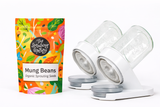 Sprouting device with a package of Mung Beans from The Sprouting Company on a white background