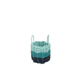 Lobster Rope Storage Basket Navy Blue, Teal, Seafoam - FREE SHIPPING