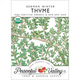 Thyme, German Winter (Organic)