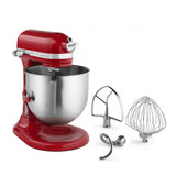 KitchenAid Commercial KSM8990ER Commercial 8-Quart Bowl-Lift Countertop Stand Mixer, Variable Speed, Empire Red