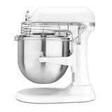 KitchenAid Commercial KSMC895WH Commercial 8-Quart Bowl-Lift Countertop Stand Mixer with Bowl Guard, Variable Speed, White