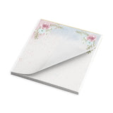 DipaliZ Pink Roses Notepad FSC Paper Hard Cardboard Backing