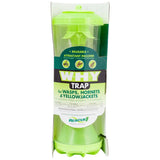 Green WHY trap packaging for wasps, hornets, and yellowjackets on a white background