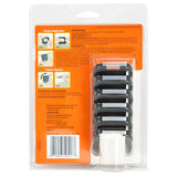 Product packaging with black and white tool on an orange background Terro Multi-Surface Roach Bait (6/pk)