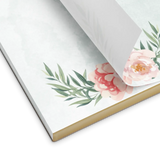DipaliZ Vibrant Rose Flower Notepad Eco Friendly Paper
