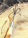 3 Tine Cultivator, Hand Forged Garden Tool, Lifetime Guarantee