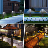 SmartYard Pathway Solar Walkway Light Super Bright 200 Lumen ,Warm & Cool-4 Pack