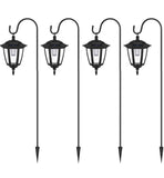 SmartYard Solar Hanging Lights Dual Use Shepherd Hook Lights Outdoor, 4 Pack