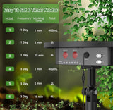 Solar Drip Irrigation System Kit, Automatic Watering System with 6 Timer Modes With 15 Heads