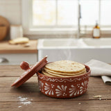 Talavera Tortilla Warmer | Glazed Terracotta Kitchenware