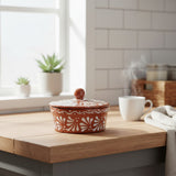 Talavera Tortilla Warmer | Glazed Terracotta Kitchenware