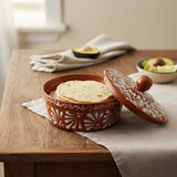 Talavera Tortilla Warmer | Glazed Terracotta Kitchenware