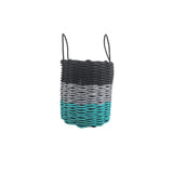 Authentic Maine Lobster Rope Storage Basket Teal, Gray, Black - FREE SHIPPING