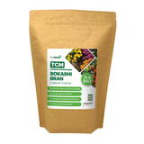 Bag of TCM Bokashi Bran Compost Starter with a white label on a white background