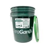 Green TeraGanix bucket with a label on a white background