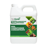 TeraGanix TCM Consortium Microbes Soil Conditioner Concentrate container on a white background