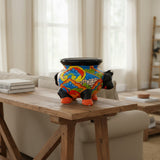 Talavera Cow Planter | Handcrafted Mexican Pottery for Home & Garden