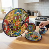16-Piece Mexican Talavera Dinnerware Set | Handmade Talavera