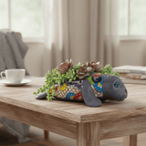Mexican Handmade Seal Planter | Colorful Talavera Seal