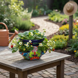 Talavera Strawberry Planter | Hand-Painted Mexican Pot