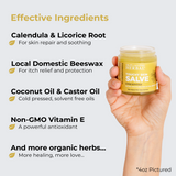 Touchy Skin Salve, Eczema Cream Ointment for Sensitive Skin