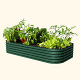 Vego 17" Tall 10 In 1 Jumbo Modular Metal Raised Garden Bed Kit