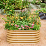 Vego 17" Tall 4 In 1 Small Modular Metal Raised Garden Bed Kit