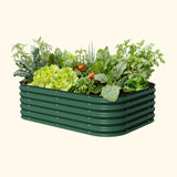 Vego 17" Tall 6 In 1 Medium Modular Metal Raised Garden Bed Kit