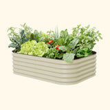 Vego 17" Tall 6 In 1 Medium Modular Metal Raised Garden Bed Kit