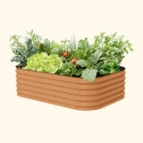 Vego 17" Tall 6 In 1 Medium Modular Metal Raised Garden Bed Kit
