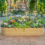 Vego 17" Tall 10 In 1 Jumbo Modular Metal Raised Garden Bed Kit