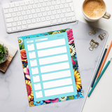 DipaliZ Flower Daily Planner Ultimate Organization 6x8in
