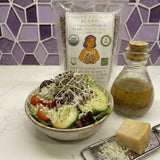 Sprout Spout Violet Vitality Blend Starter Kit: Sprout Spout + 4oz or 1lb seeds + Free Sprout Scoop