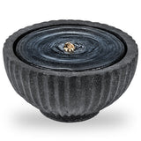 Costway 18" Outdoor Round Sphere Water Fountain with LED Lights & Pump for Garden Patio