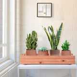 36 Inch Wooden Flower Planter Box Garden Yard Decorative Window Box Rectangular