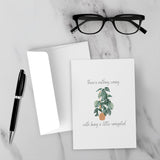 There’s Nothing Wrong With Being A Little Variegated Greeting Card #2 – Blank Inside With Envelope, 5" x 7"