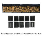 The Woodhaven 16ft Firewood Rack