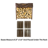 The Woodhaven 3ft Firewood Rack
