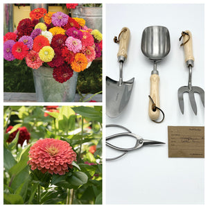 Zany for Zinnias - Our Grow Kit Gift Box with Zinnias