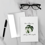 There’s Nothing Wrong With Being A Little Variegated Greeting Card #1 – Blank Inside With Envelope, 5" x 7"